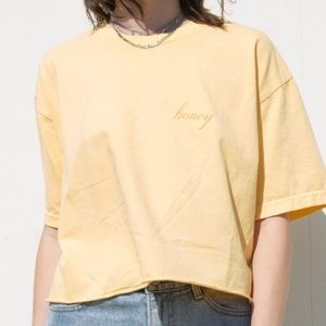 brandy melville honey shirt